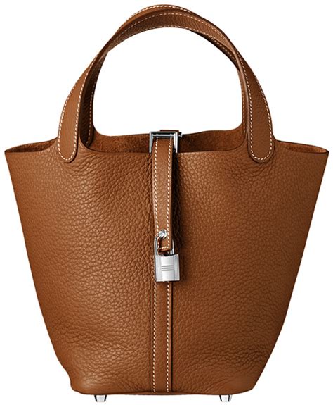 picotin hermes brown|picotin bag.